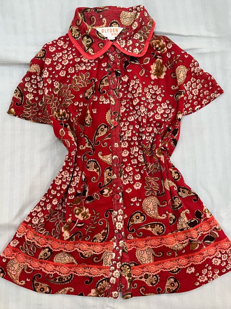 Vintage glitter top