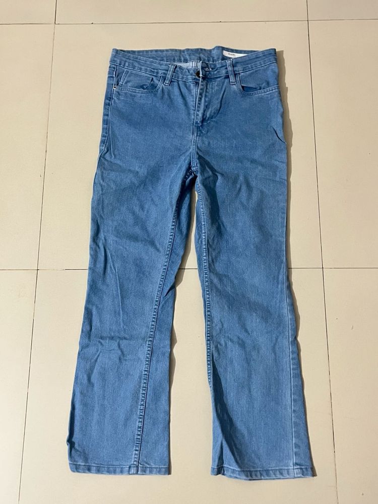 Zudio High-Waisted Flared Jeans