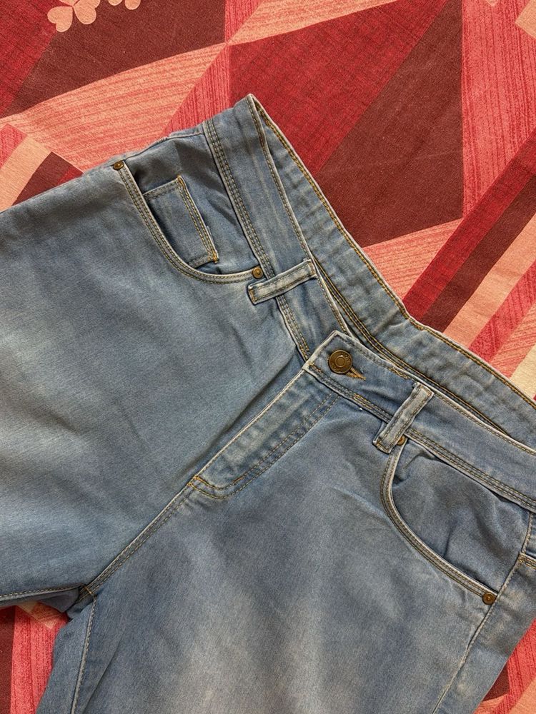 Light Wash Denim Jeans