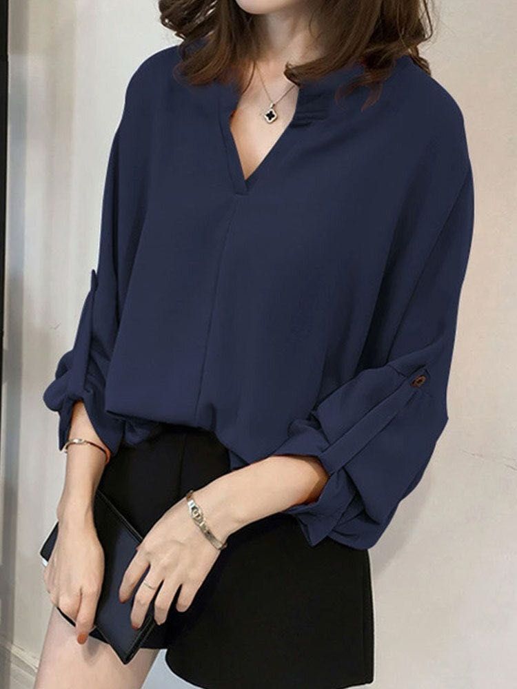 Forever New V Neck Blouse