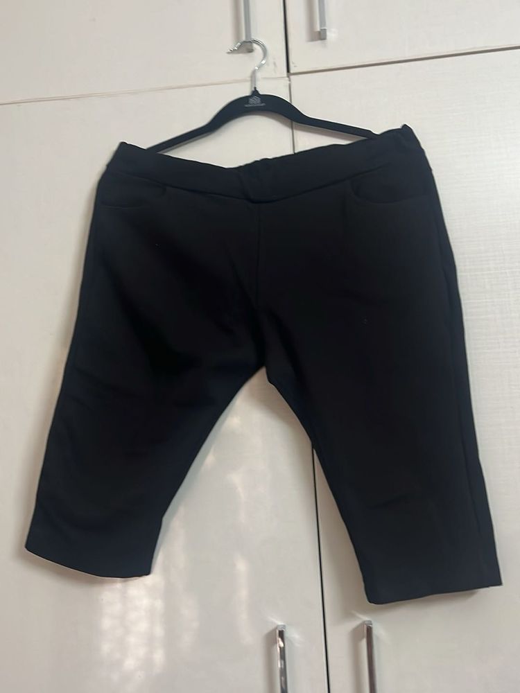 Black Cropped Pants