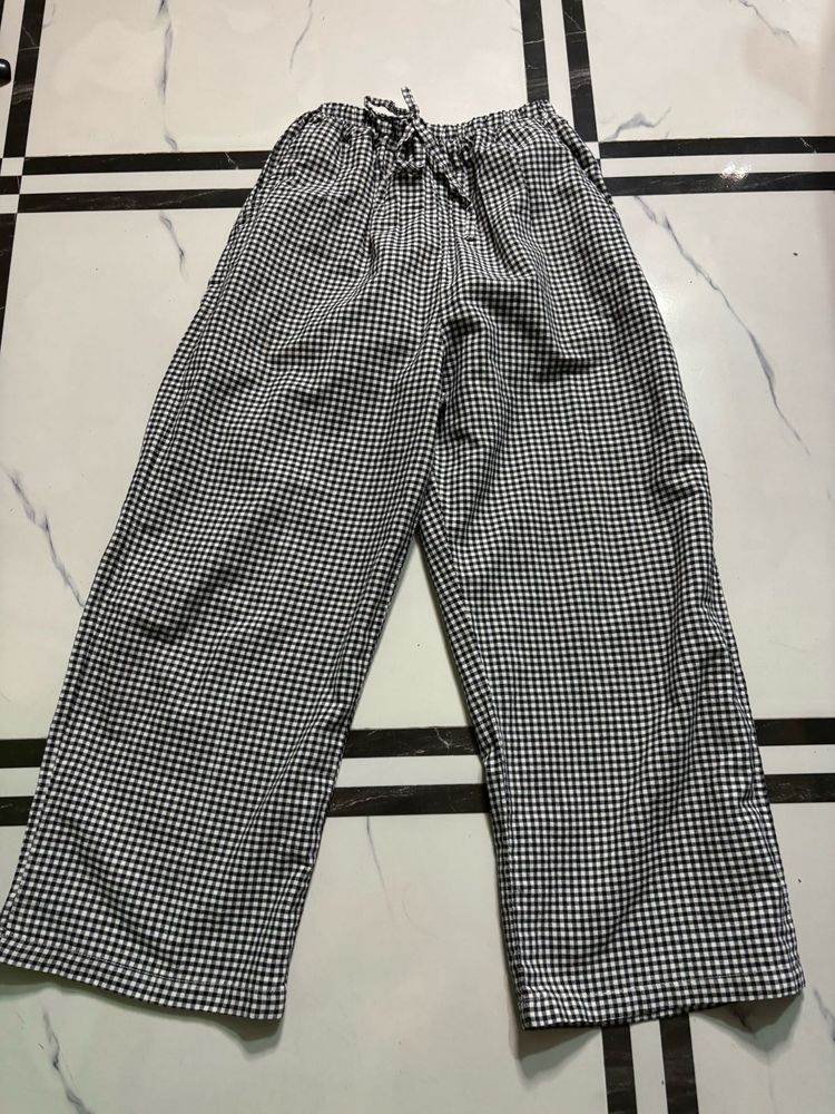 new Gingham Checkered Lounge Pants