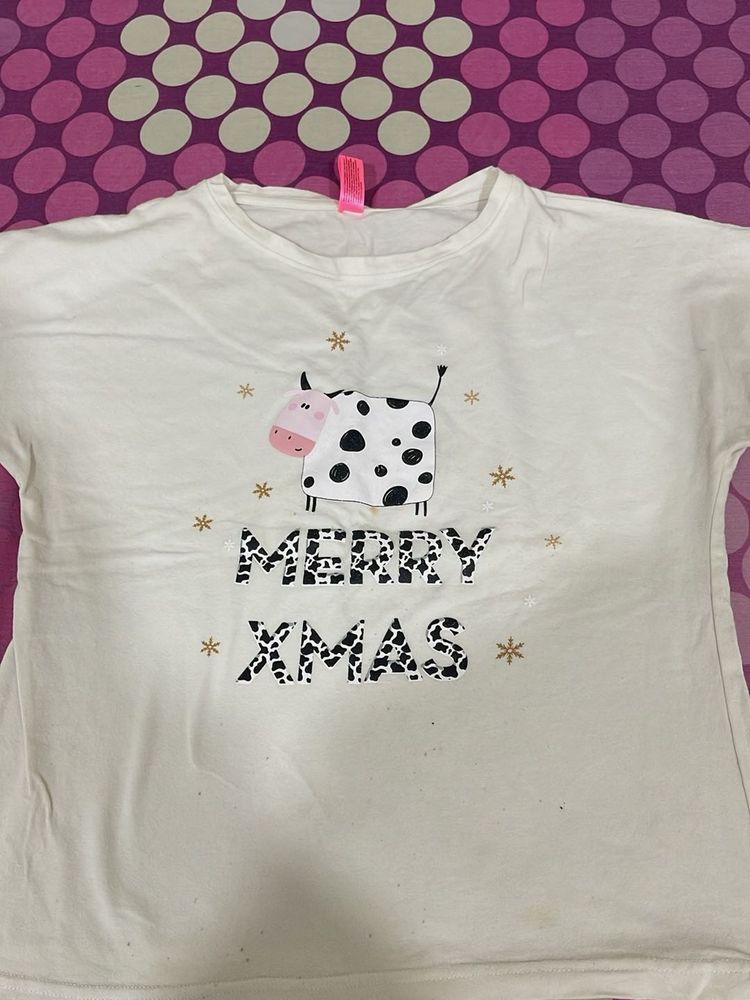 Cute Cow Print Tee