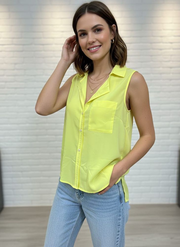 🆕H&amp;M Lemon Yellow Women Top