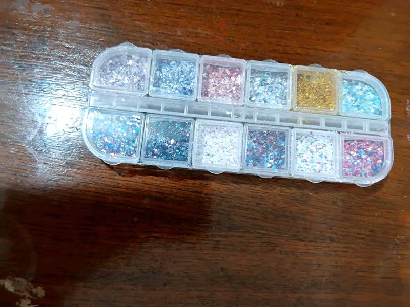 Glitter Nail Art Set
