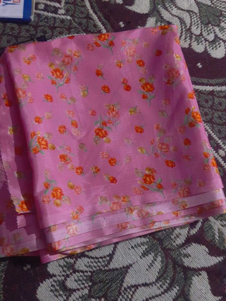4 meter shining Rayon dress material