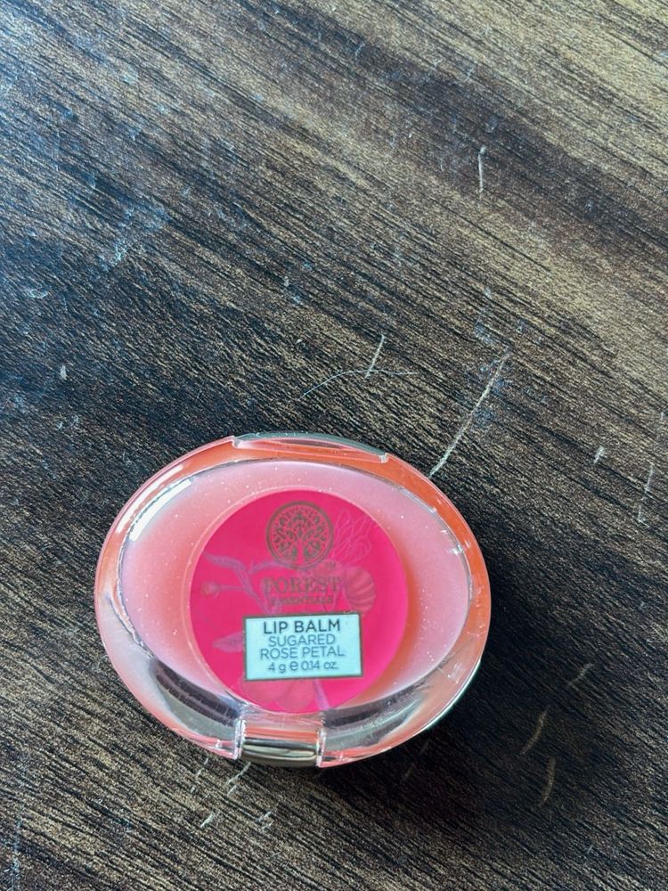 Forest Essentials Sugared Rose Petal Lip Balm