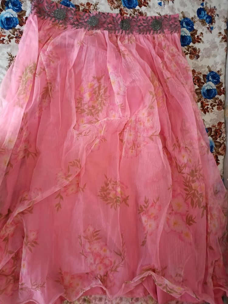 Lehenga With Beautiful Embroidery