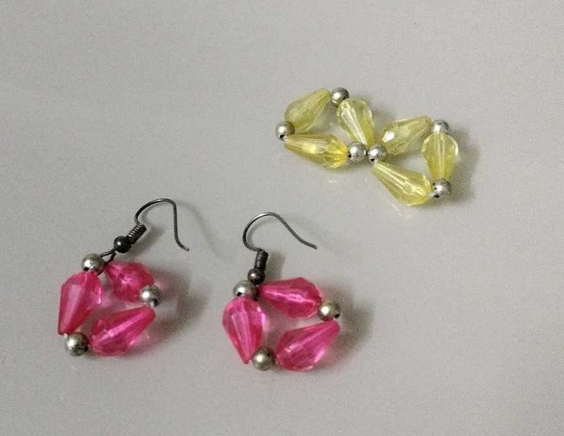 Handmade Beaded Earrings &amp; Bracelet Set
