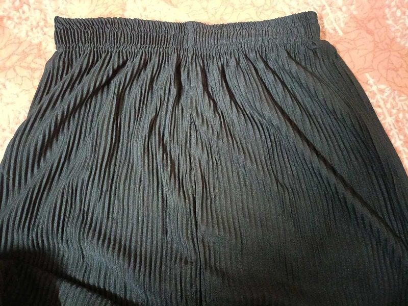 New Black Plazo Wide Leg Pants