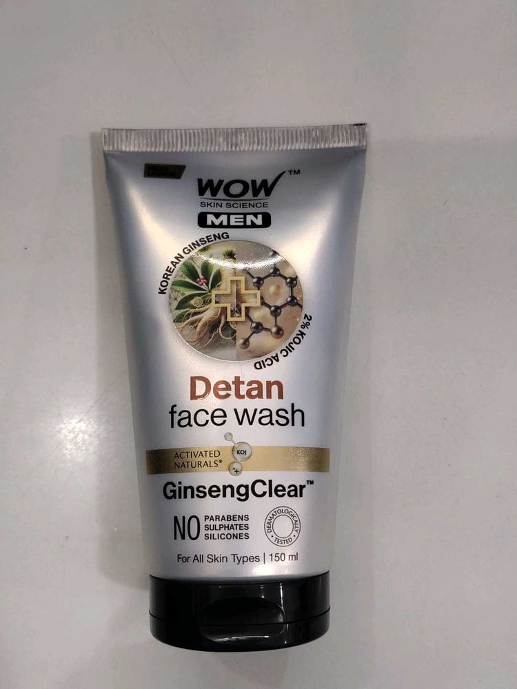WOW Skin Science Men Detan Face Wash