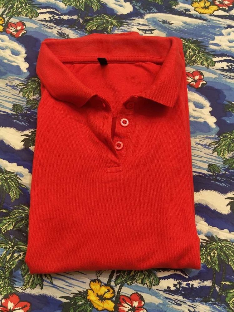 Benetto Classic Red Polo Shirt