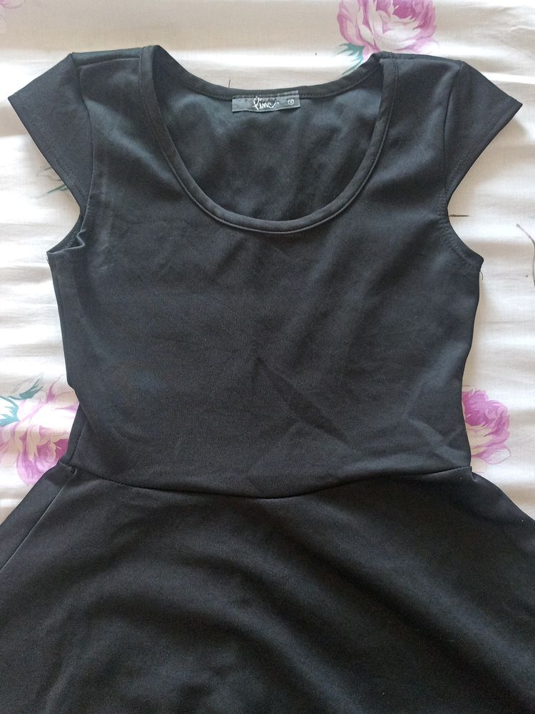 Elegant Black Sleeveless Dress for Girls
