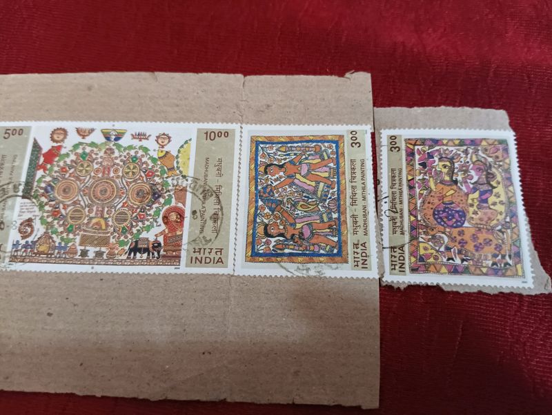 Madhubani Painting Stamps