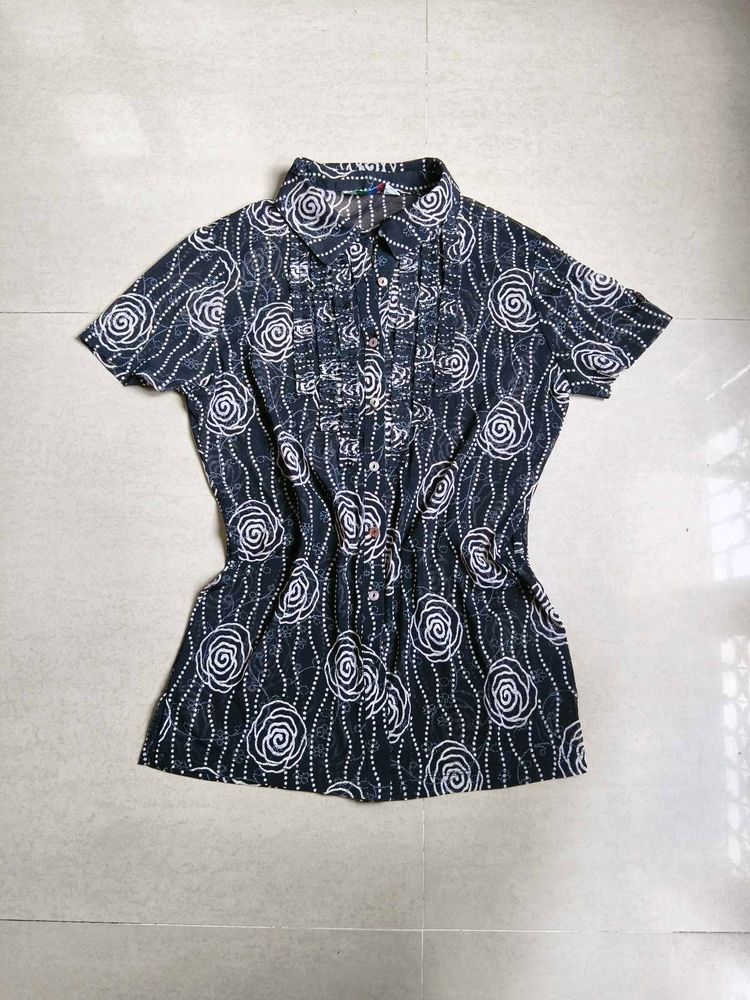 crocodile brand Sheer shirt