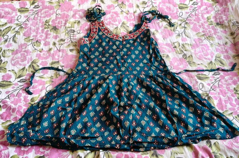 Bohemian Print Flare short kurti (Brand New)