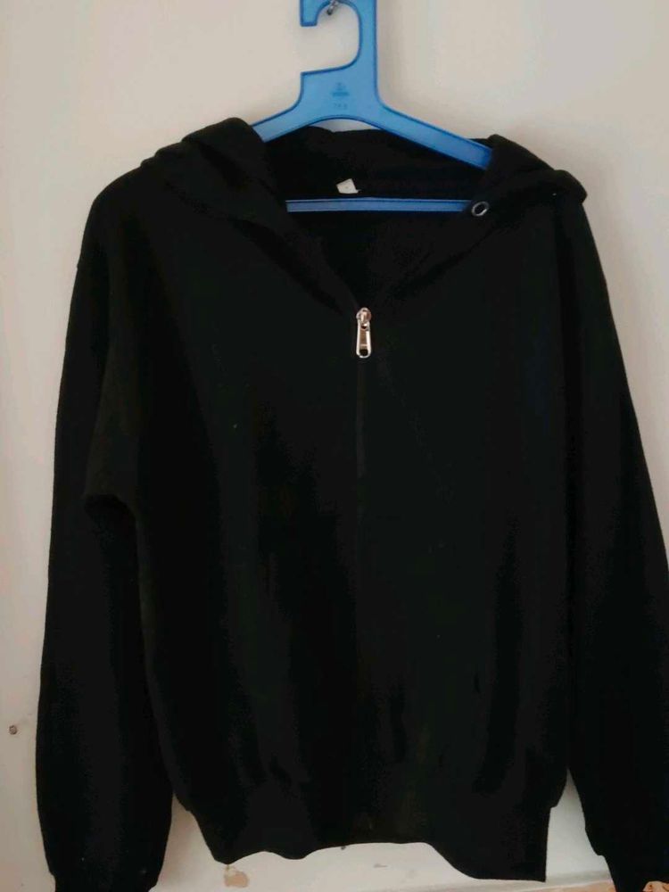 Black Zipper Hoodie/Jacket