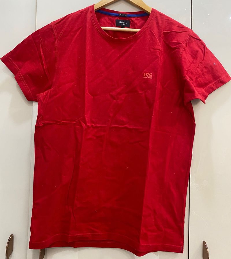 Red Pepe Jeans T-Shirt