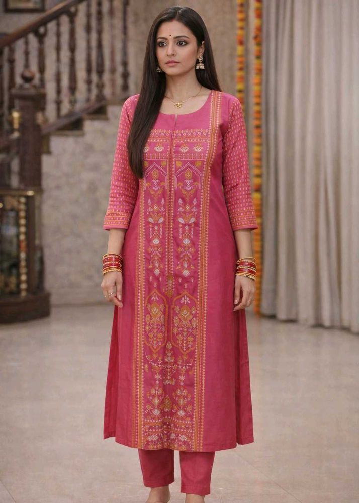 Pink Kurta