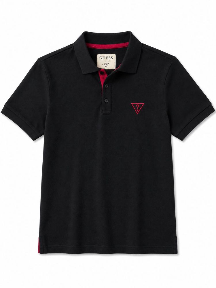 Guess Los Angles Black Polo T-Shirt