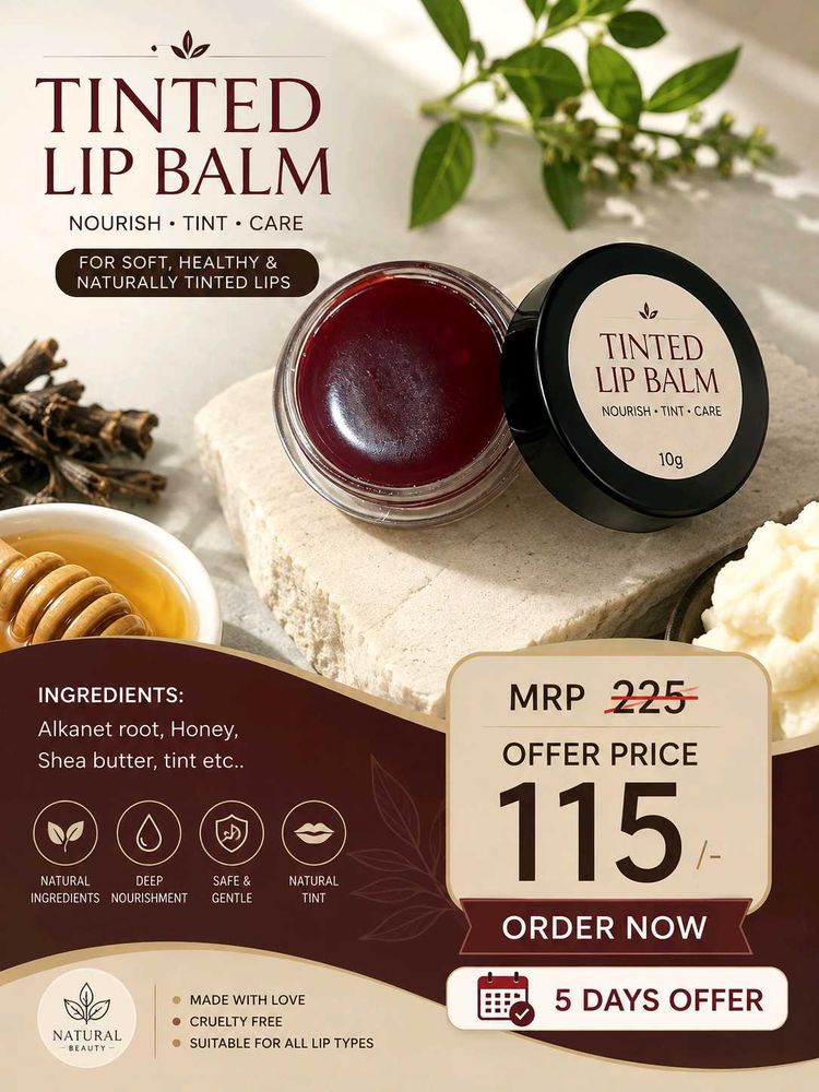 Tinted Lip Balm - Nourish &amp; Care