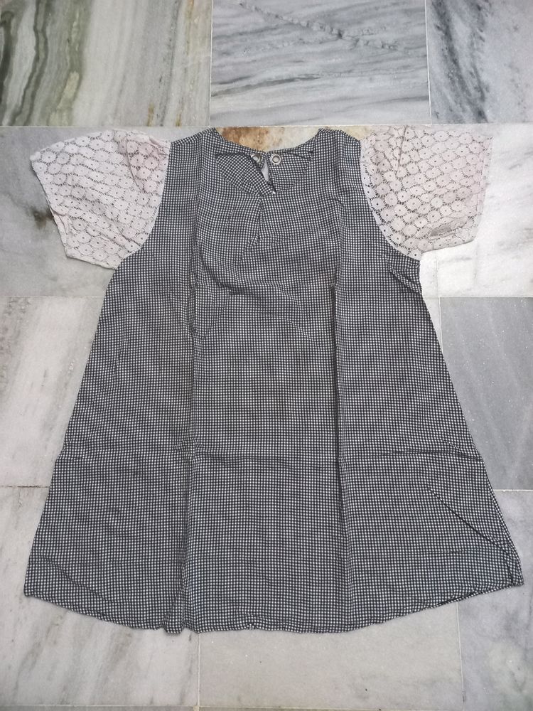 Black And White Checks Top