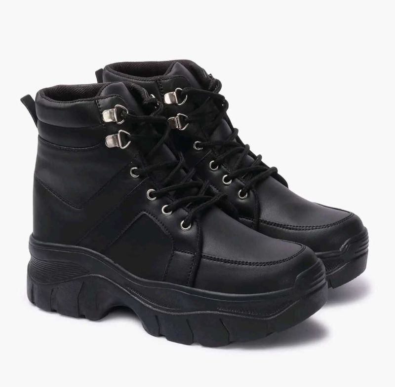 Black Platform Boots
