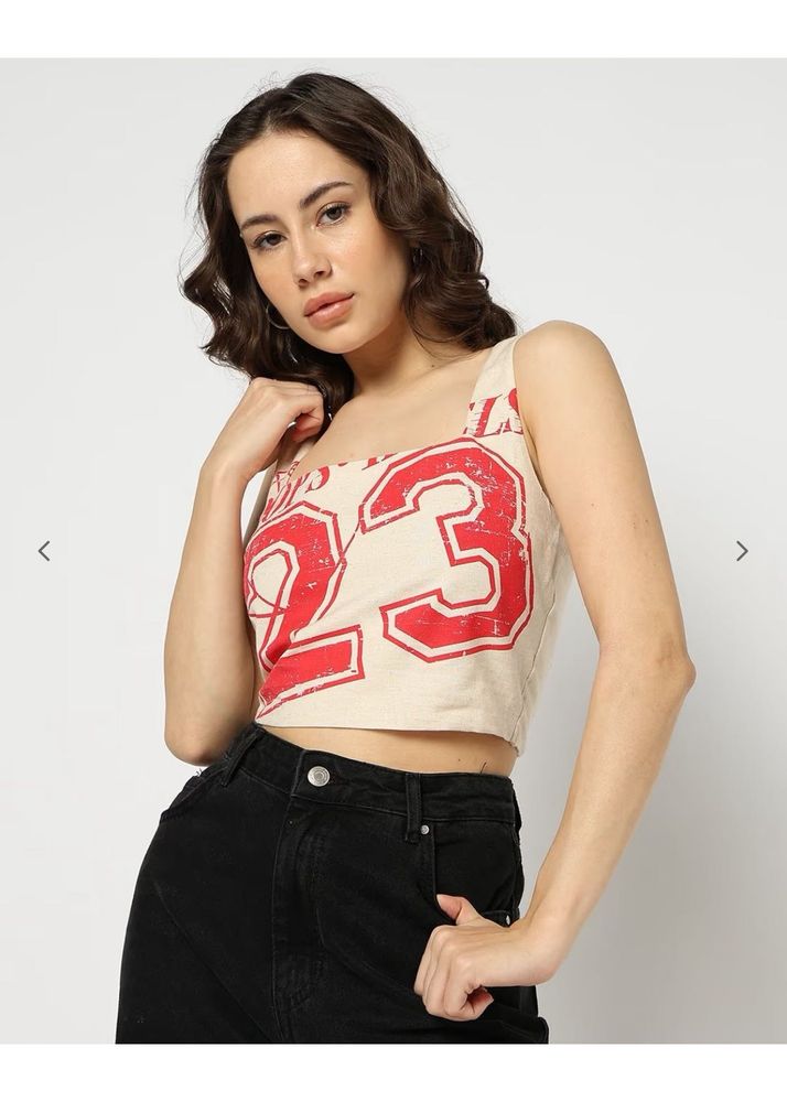 Graphic Crop Top