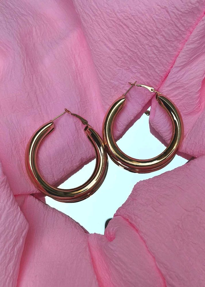 Gold Hoop Earrings