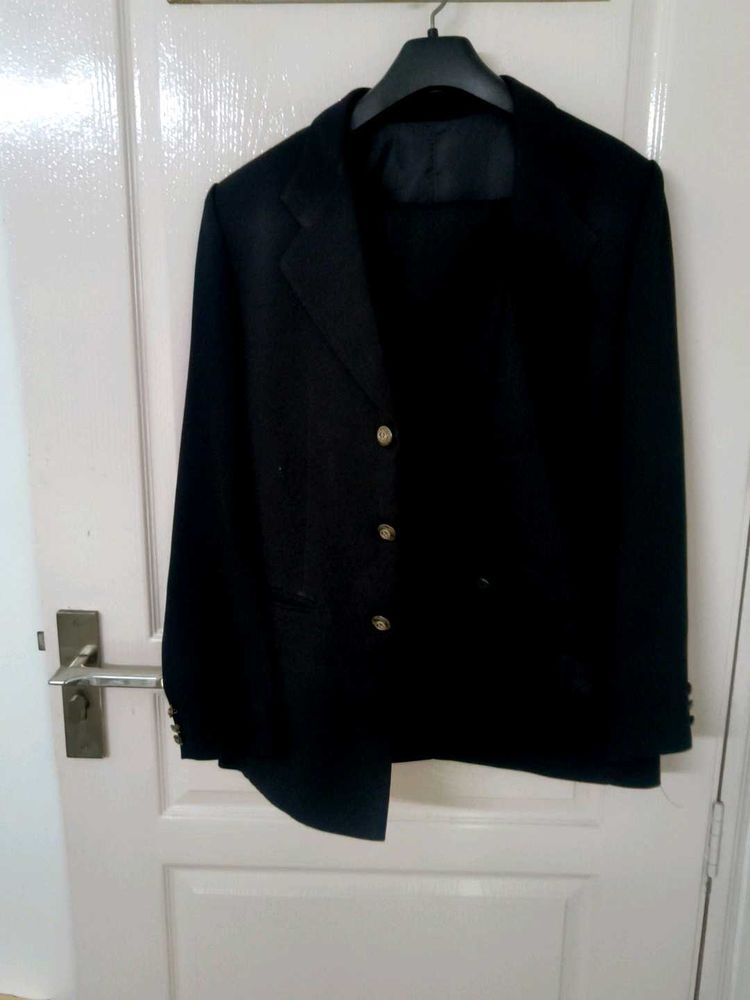 Classic Black Suit Jacket &amp; Trousers