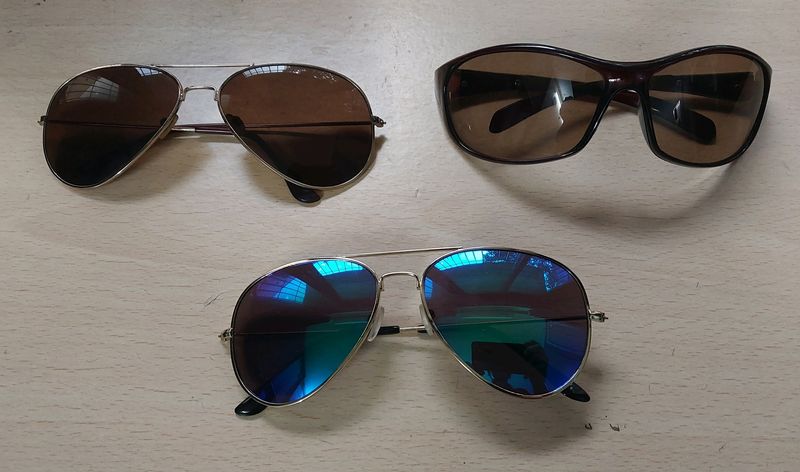 3 New Goggles + Free 1 Used Goggle