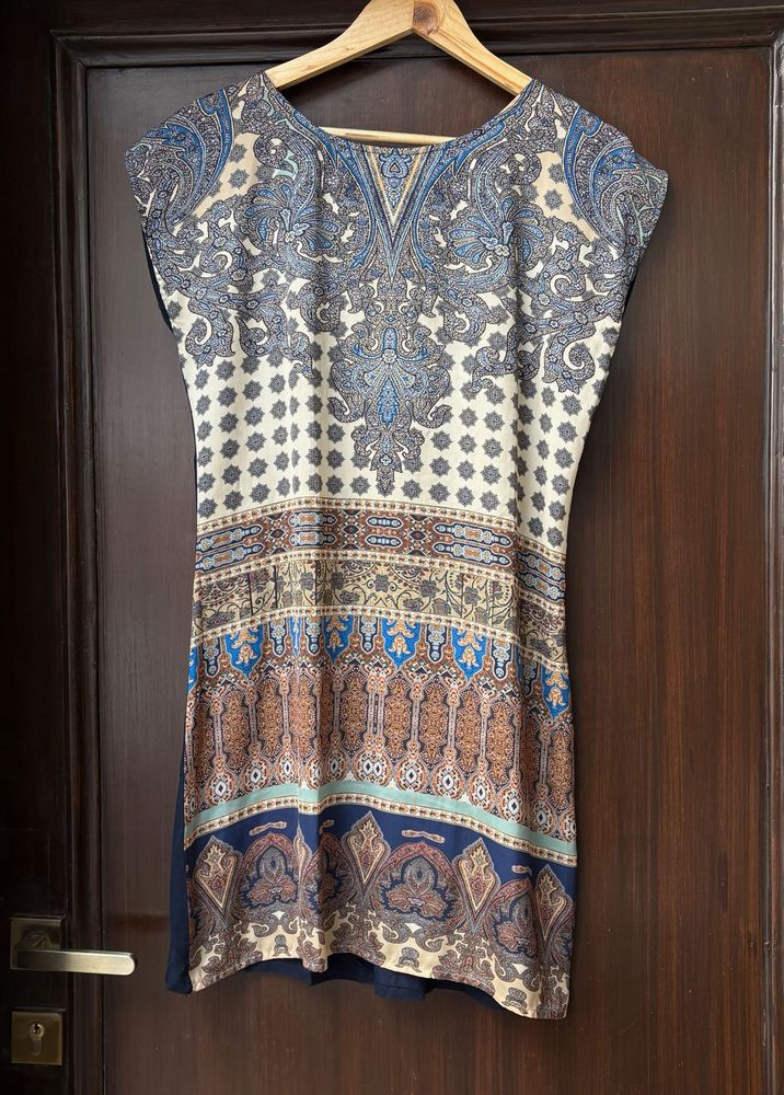 Promod Paisely Print Shift Dress