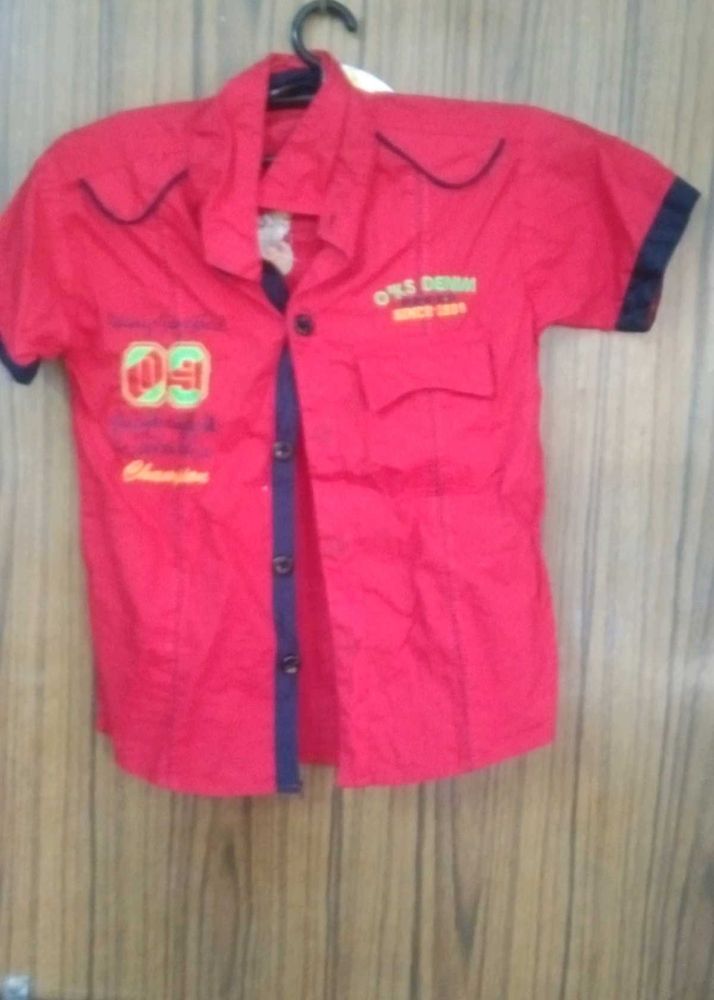 Red Boys Shirt