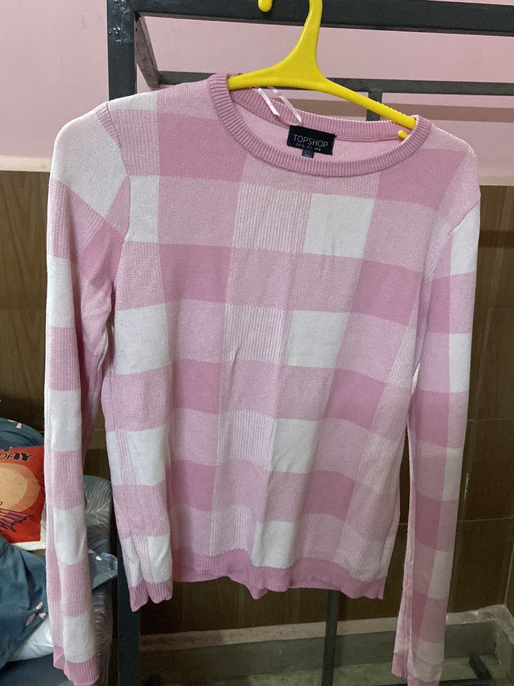 Price Drop-Topshop Sweater Pink