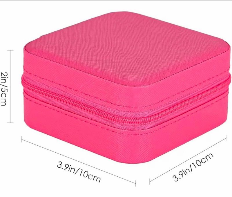 Fuscia Pink Jewellery Box