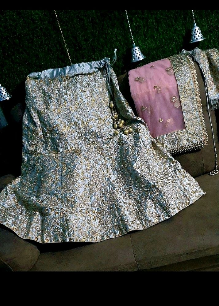 Beautiful pastel shade lehenga