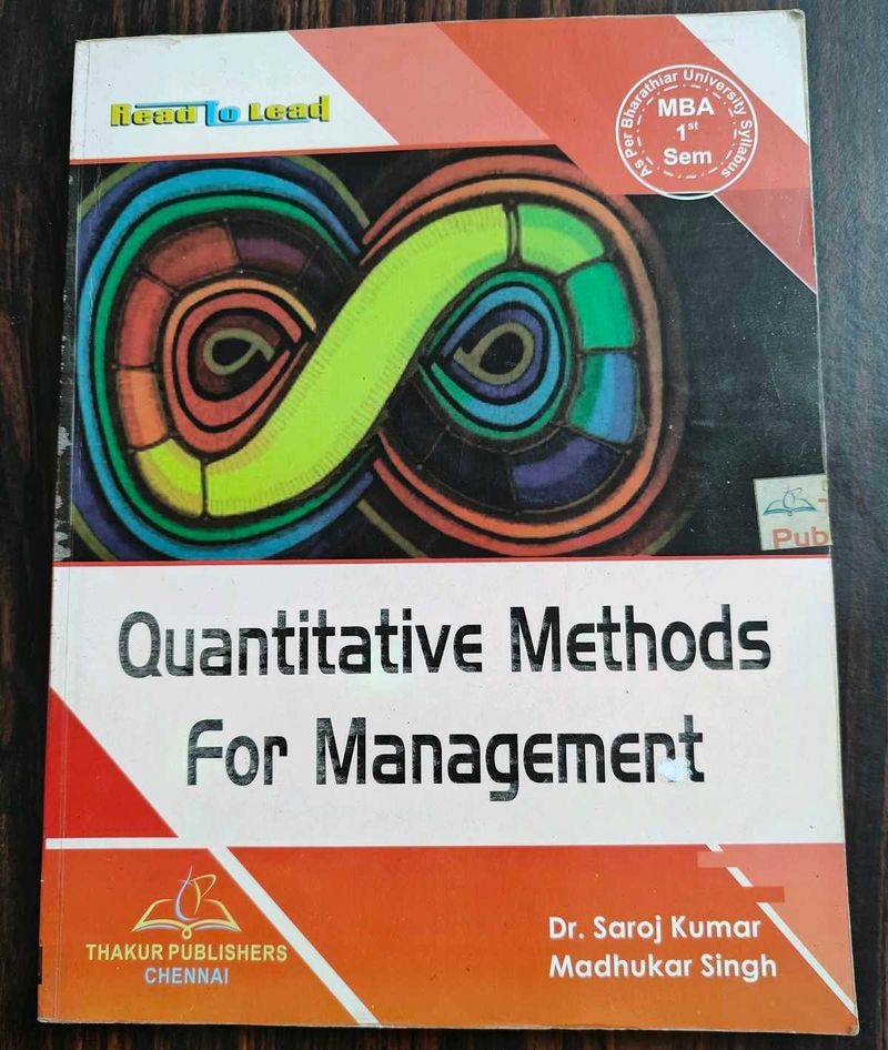 Quantitative Methods For Management