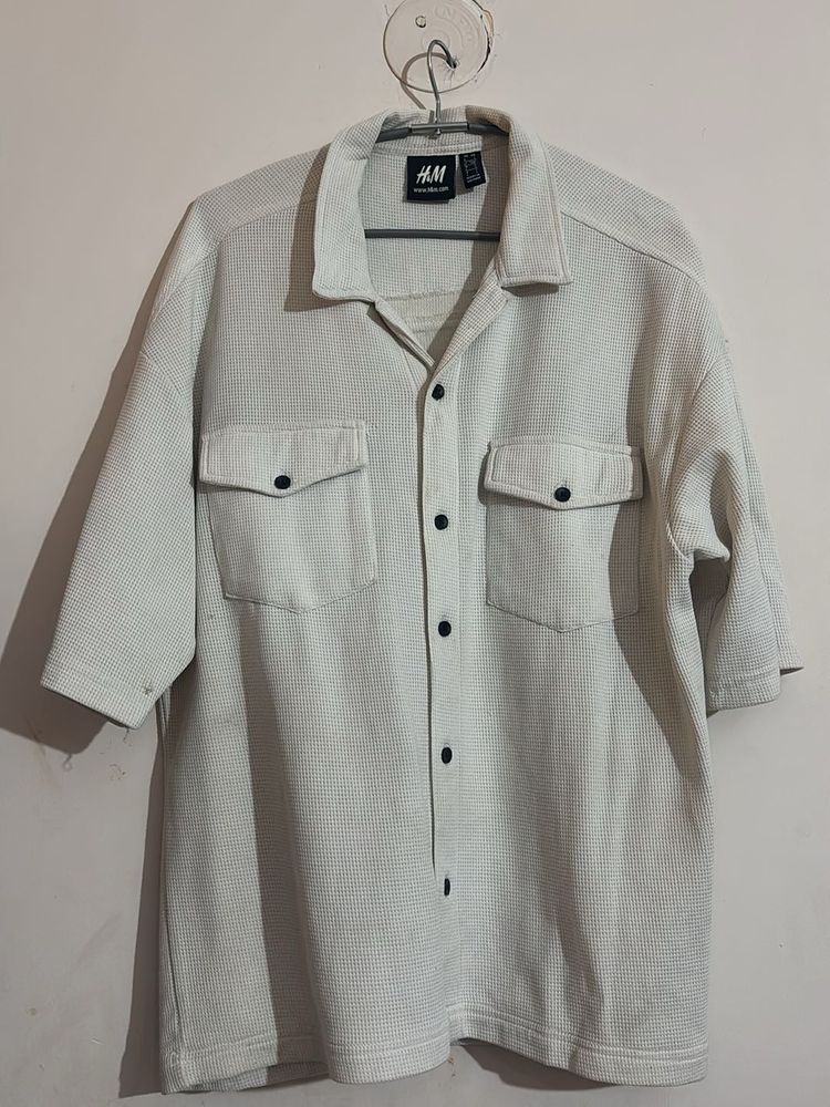 H&amp;M white shirt premium cloth 2 month old