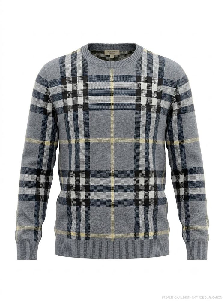 Burberry Check Knit Sweater Men’s