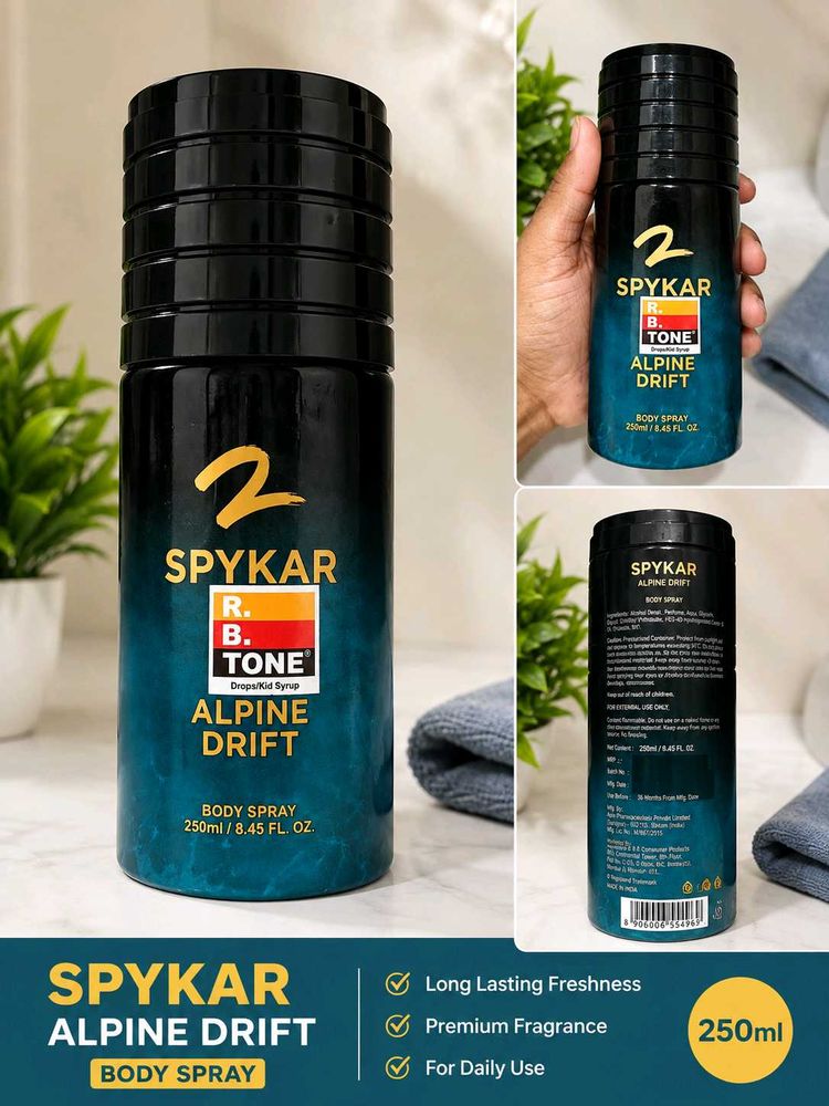 SPYKAR ALPINE DRIFT BODY SPRAY 🔥✨