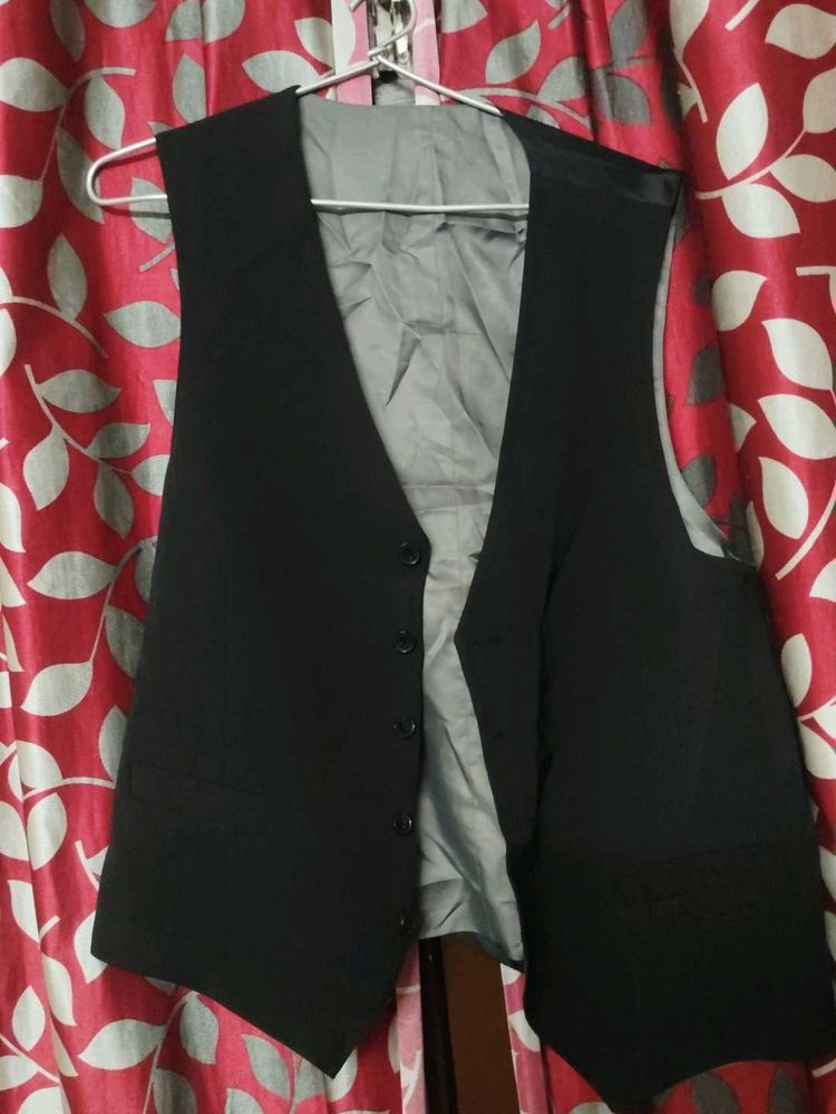 Men's Black Formal Vest