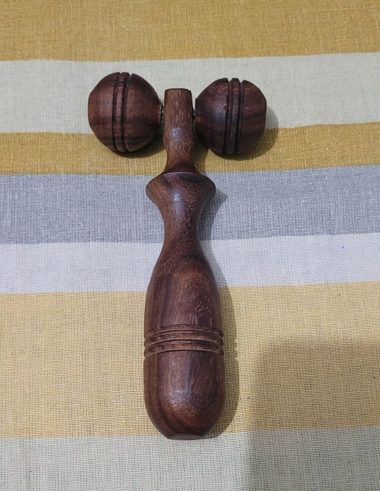 Wooden Massager For Face And Body