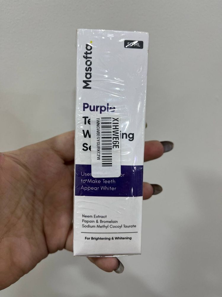 Masqfto Purple Teeth Whitening Serum