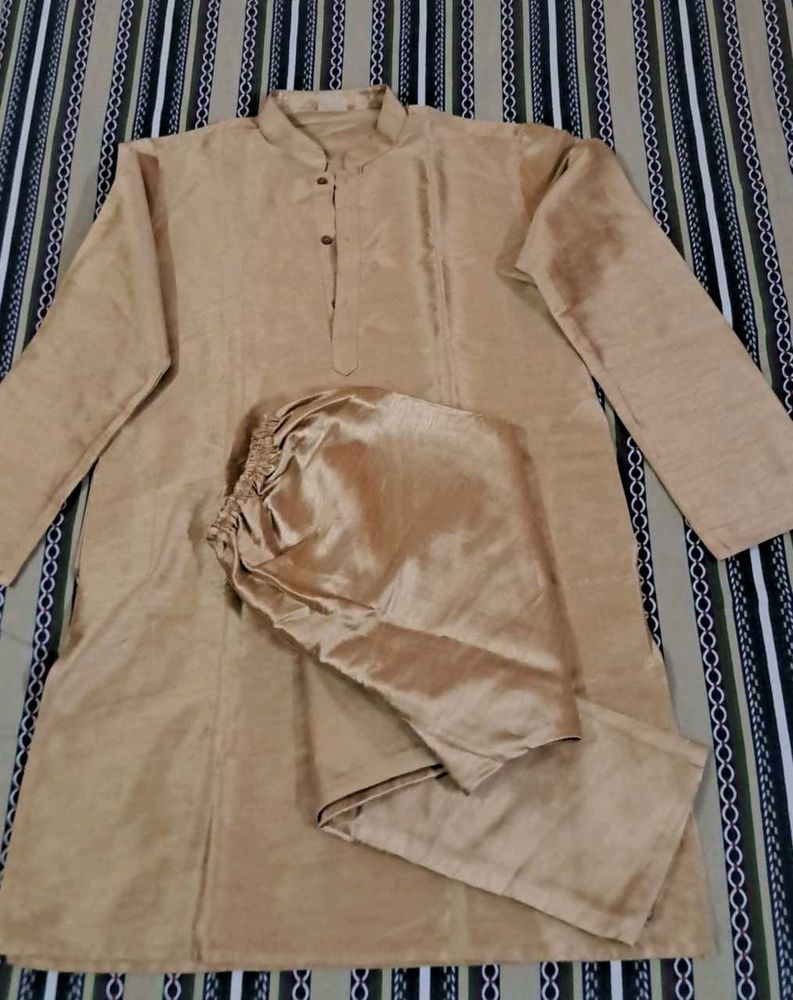 Men's Silk Kurta Set