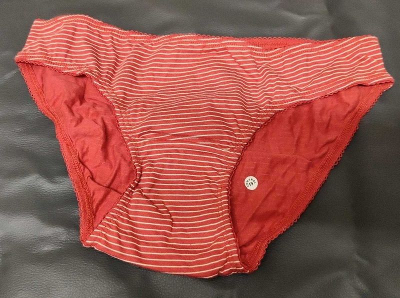 Women's Striped Cotton Briefs