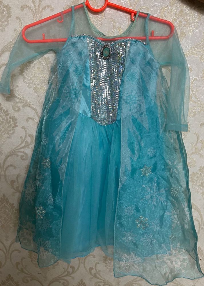 Sparkling Elsa-Inspired Dress