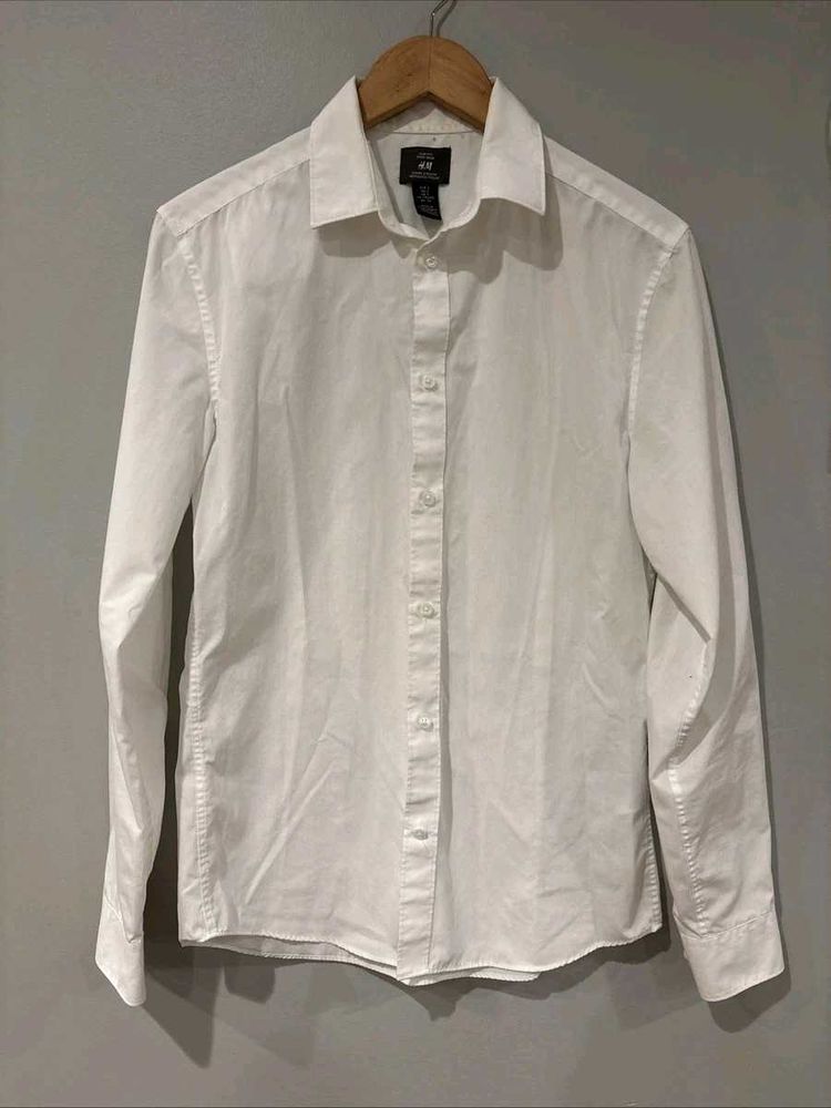 H&amp;M White Formal Shirt