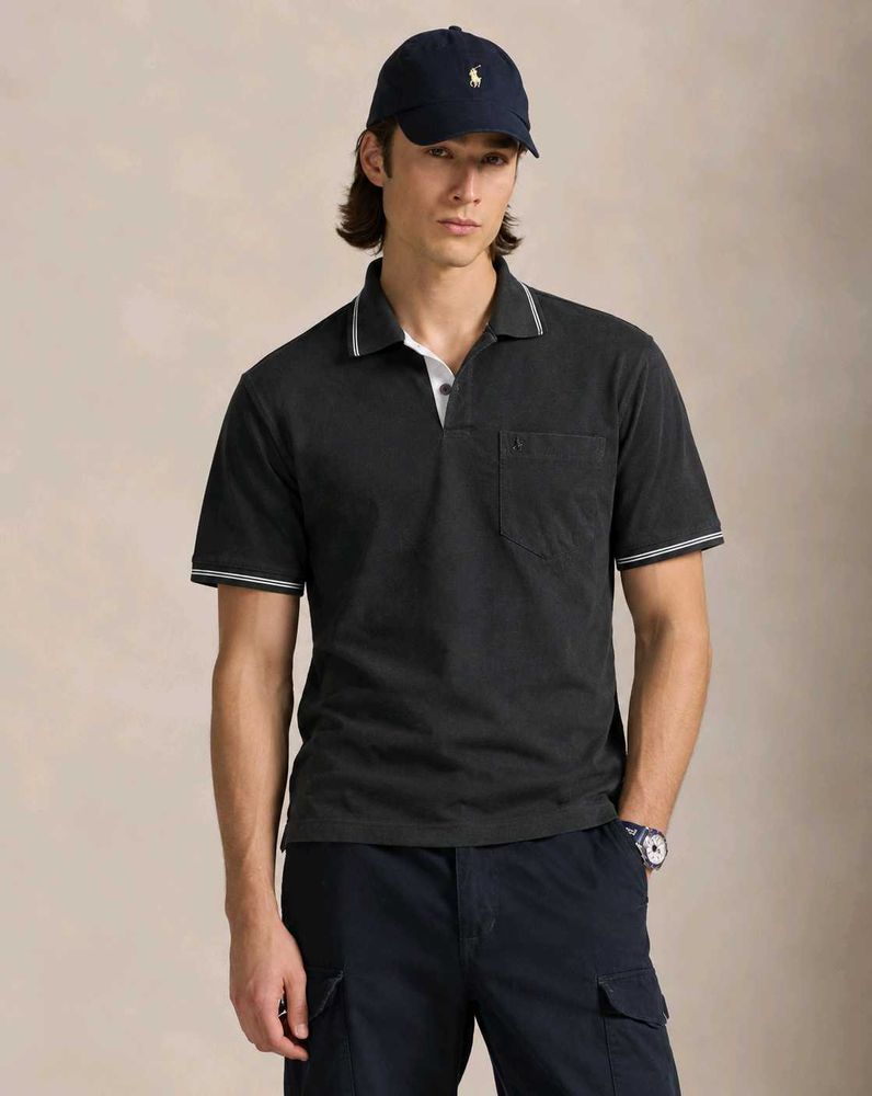 Men's Classic Black Polo Shirt