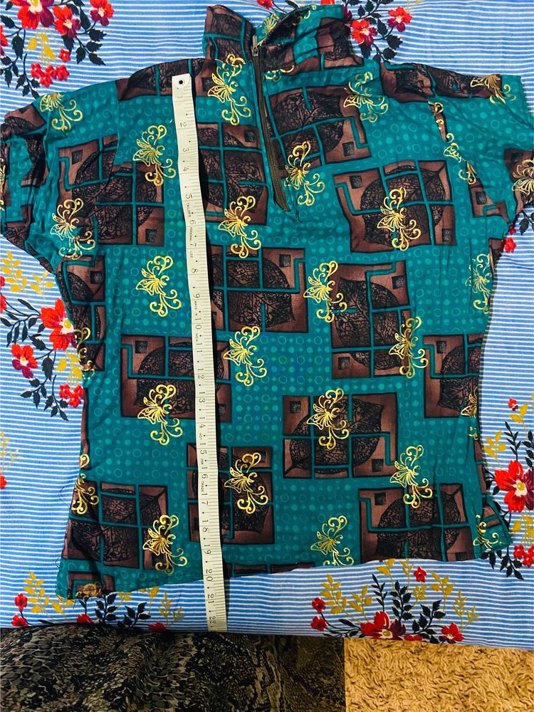 Vintage Patterned Top
