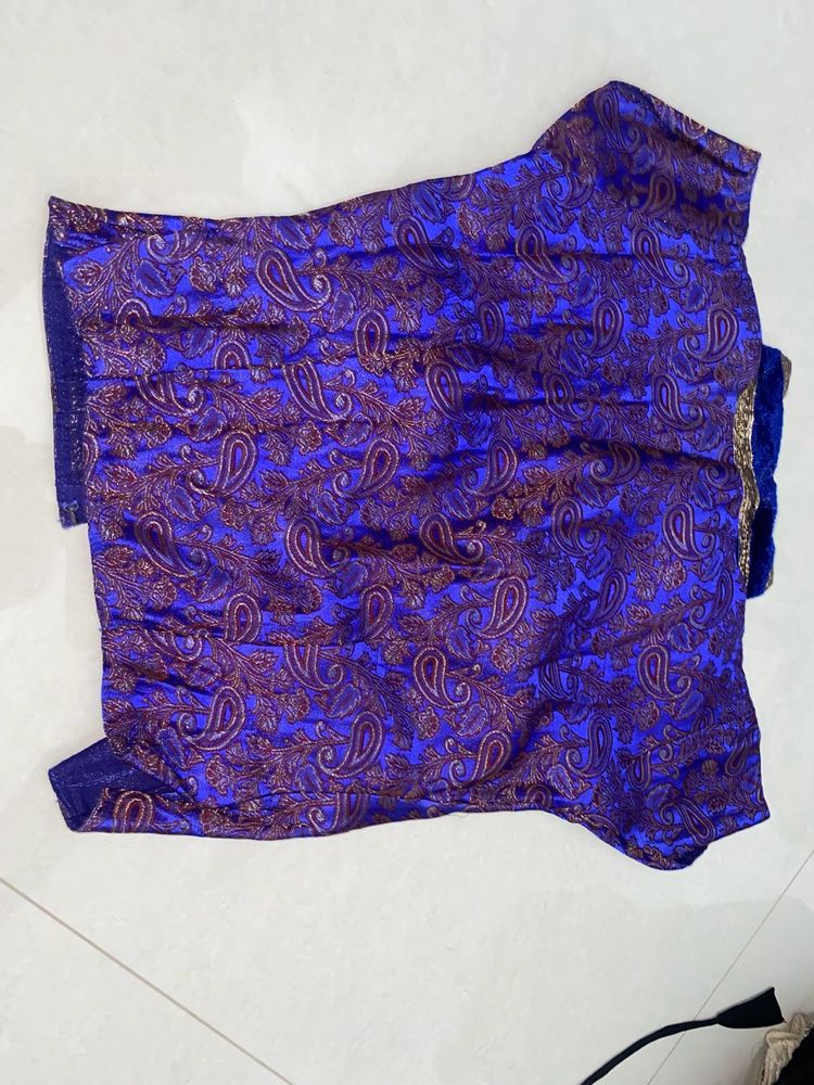 Paisley Pattern Readymade Saree Blouse